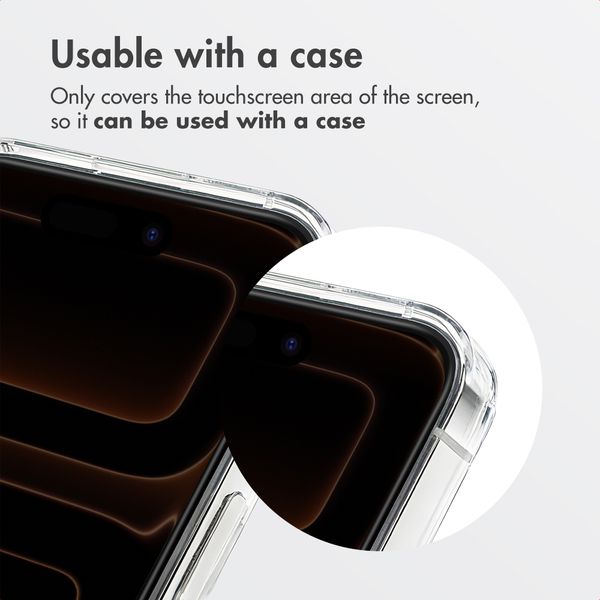 Accezz Privacy Tempered Glass Screen Protector + Applicator Apple iPhone 17 Pro Max