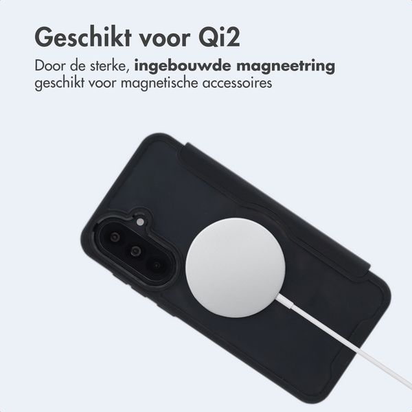 imoshion Transparante Bookcase met MagSafe Samsung Galaxy A37 (5G) - Zwart