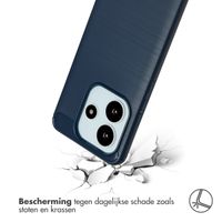 imoshion Brushed Backcover Xiaomi Redmi Note 14 (4G) - Donkerblauw