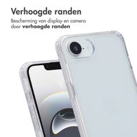 imoshion Backcover met koord + armband Apple iPhone 16e - Parels Hartjes