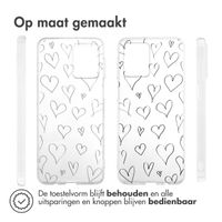 imoshion Design hoesje Motorola Moto G54 - Hearts