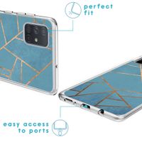 imoshion Design hoesje Samsung Galaxy A71 - Blue Graphic
