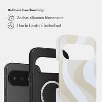 Selencia Vivid Backcover met MagSafe Google Pixel 11 Pro - Desert Waves Beige