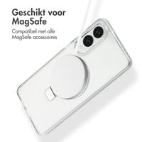 Accezz Ring Stand Backcover met MagSafe Samsung Galaxy S25 Edge - Transparant