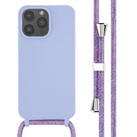 imoshion Siliconen hoesje met koord Apple iPhone 14 Pro Max - Paars