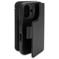 Decoded 2 in 1 Leather Detachable Wallet MagSafe Apple iPhone 16 - Zwart