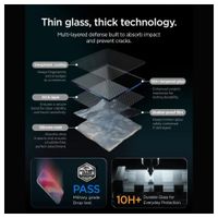 Spigen GLAStR EZ Fit Screenprotector 2 Pack + Applicator Apple iPhone 18 Pro Max / 17 Pro Max / 16 Pro Max