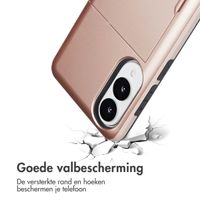 imoshion Backcover met pasjeshouder Samsung Galaxy S25 Edge - Rosé Goud