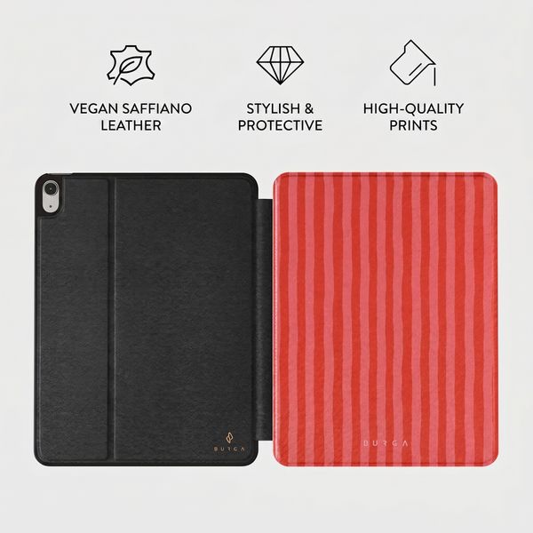 Burga Tablet Case Apple iPad Air 11 inch (2026) M4 / (2025) M3 / (2024) M2 - Pomegranate