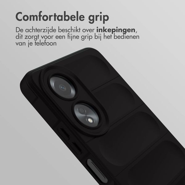 imoshion EasyGrip Backcover Oppo A58 - Zwart