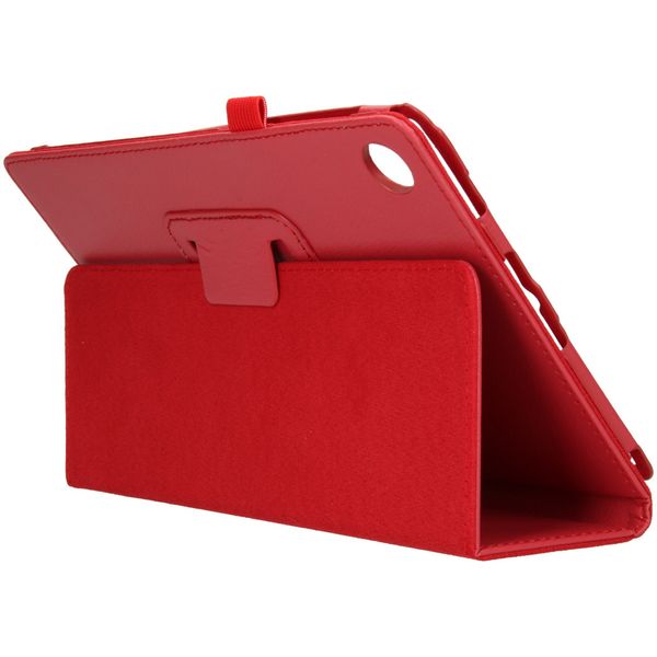 Effen Bookcase Lenovo Tab M10 Plus - Rood