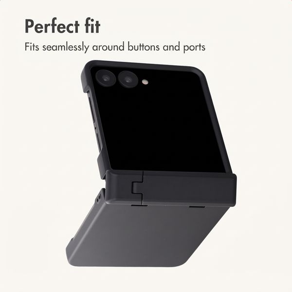 imoshion Colour Back Cover with Stand Samsung Galaxy Z Flip 8 - Black