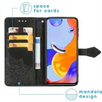imoshion Mandala Bookcase Xiaomi Redmi Note 11 Pro - Zwart