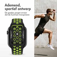 imoshion Sport⁺ bandje Apple Watch Series 1 t/m 9 / SE (38/40/41 mm) | Series 10 / 11 (42 mm) - Maat S/M - Black Volt