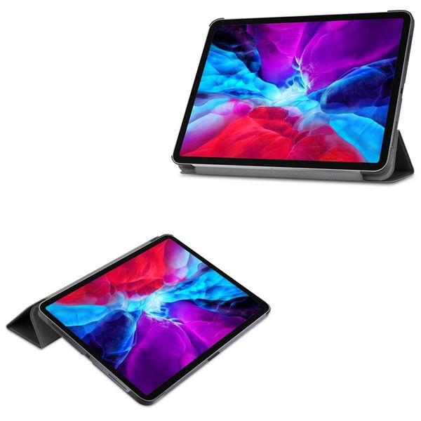 imoshion Trifold Bookcase Apple iPad Pro 12.9 (2020) / iPad Pro 12.9 (2018) - Zwart