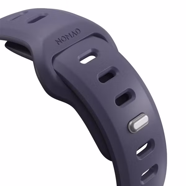 Nomad Tempo siliconen band Apple Watch Series 1 t/m 11 / SE / Ultra (44/45/46/49 mm) - Wide fit - Purple