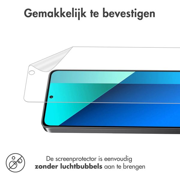 imoshion Screenprotector Folie 3 pack Xiaomi Redmi Note 13 (5G)