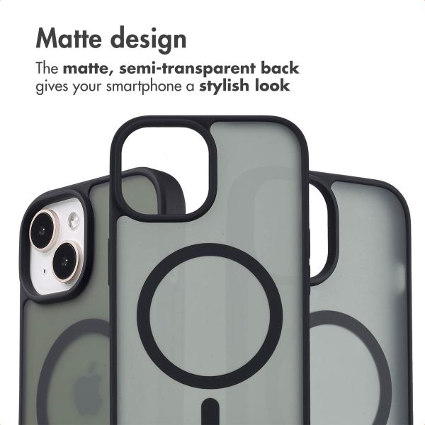 imoshion Colour Guard Back Cover with MagSafe Apple iPhone 15 - Black