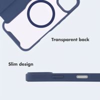 imoshion Transparent Bookcase with MagSafe Apple iPhone 16 - Blue