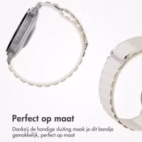 Accezz Nylon Alpine bandje Samsung Galaxy Watch 9 (40/44mm) / Watch 8 (40/44mm) / Classic (46mm) - Sterrenlicht
