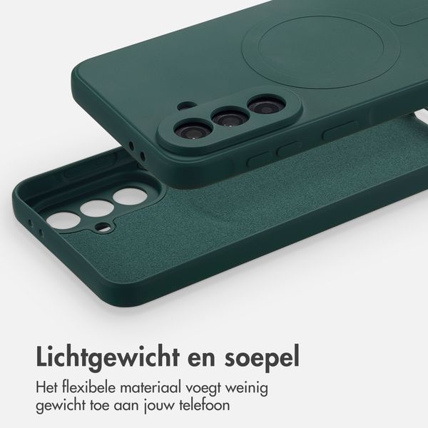 imoshion Color Backcover met MagSafe Samsung Galaxy A37 (5G) - Donkergroen