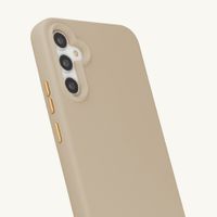 Selencia Rivièra MagSafe Backcover met afneembare haakjes Samsung Galaxy A34 (5G) - Milky Latte