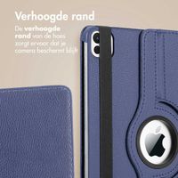 imoshion 360° draaibare Bookcase Apple iPad Air 11 inch (2025) M3 / (2024) M2 / Air 5 (2022) / Air 4 (2020) / Pro 11 (2018/2020) - Donkerblauw