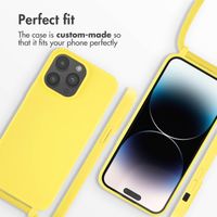 imoshion Silicone Case with Strap Apple iPhone 14 Pro Max - Yellow