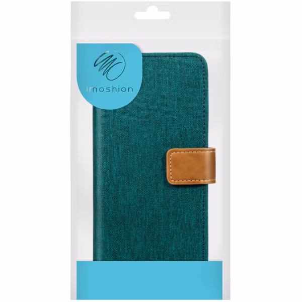 imoshion Luxe Canvas Bookcase Samsung Galaxy A52(s) (5G/4G) - Groen