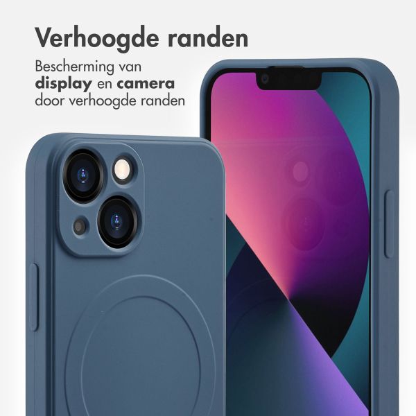 imoshion Color Backcover met MagSafe Apple iPhone 13 Mini - Donkerblauw