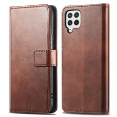 imoshion Luxe Bookcase voor de Samsung Galaxy M22 / A22 (4G) - Donkerbruin
