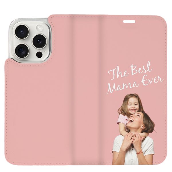 Ontwerp je eigen Apple iPhone 15 Pro gel bookcase hoes