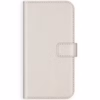 Selencia Echt Leren Bookcase Samsung Galaxy A72 - Greige