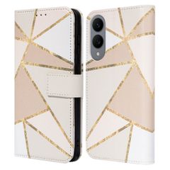 imoshion Design Bookcase Samsung Galaxy S25 Edge - Beige Graphic