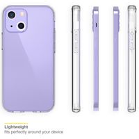 Accezz Clear Backcover Apple iPhone 13 Mini - Transparant