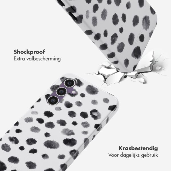 Selencia Vivid Tough Backcover Samsung Galaxy S23 FE - Trendy Leopard