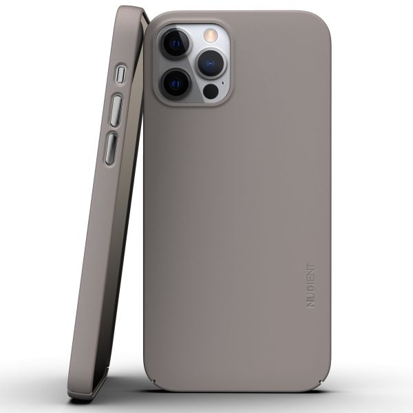 Nudient Thin Case iPhone 12 (Pro) - Clay Beige