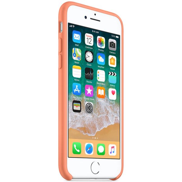 Apple Silicone Backcover Apple iPhone SE (2022 / 2020) / 8 / 7 - Peach