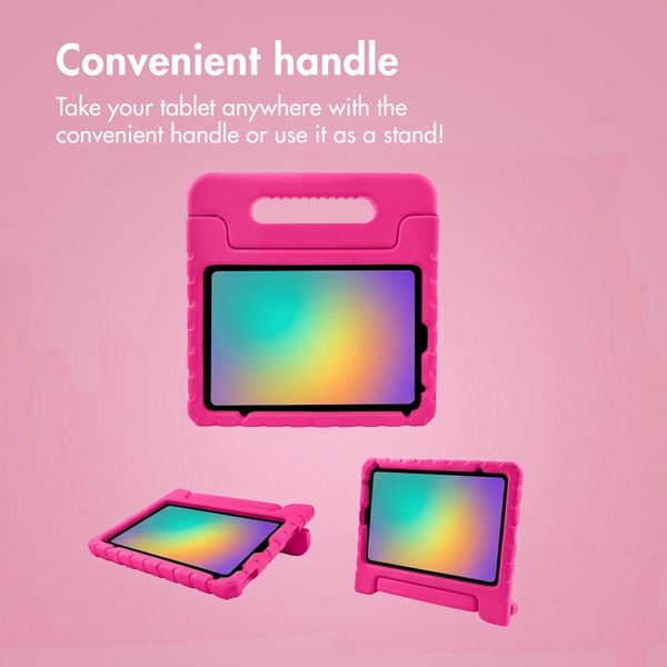 imoshion Kids-Proof Back Cover with Handle Apple iPad Mini 7 (2024) / iPad Mini 6 (2021) - Pink
