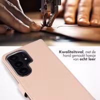 Selencia Echt Leren Bookcase Samsung Galaxy S26 Ultra - Dusty Pink