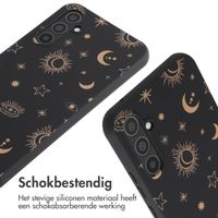 imoshion Siliconen design hoesje met koord Samsung Galaxy A34 (5G) - Sky Black