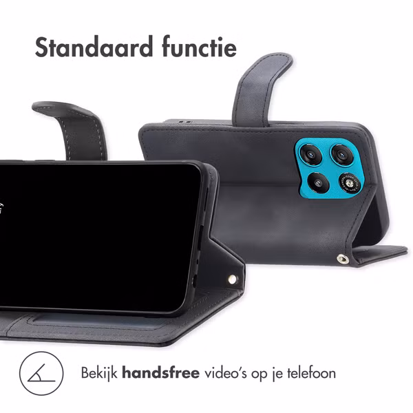 imoshion Bookcase met koord Motorola Moto G77 - Zwart