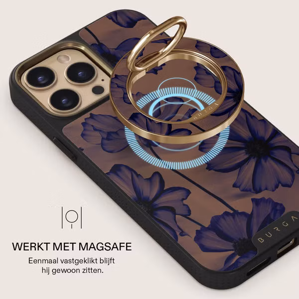 Burga Ringholder MagSafe Gold - Telefoonring - Velvet Night