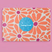 imoshion Design Laptop Cover Apple MacBook Pro 16 inch (2021 / 2023 M3 chip / 2024 M4 chip) - Orange Flower Connect