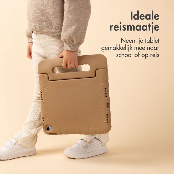 imoshion Kidsproof Backcover met handvat Samsung Galaxy Tab A11 Plus / A9 Plus - Bruin
