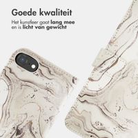 imoshion Design Bookcase Apple iPhone SE (2022 / 2020) / 8 / 7 / 6(s) - Sandy Marble