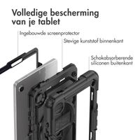 Accezz Rugged Backcover met schouderstrap Samsung Galaxy Tab A9 8.7 inch - Zwart