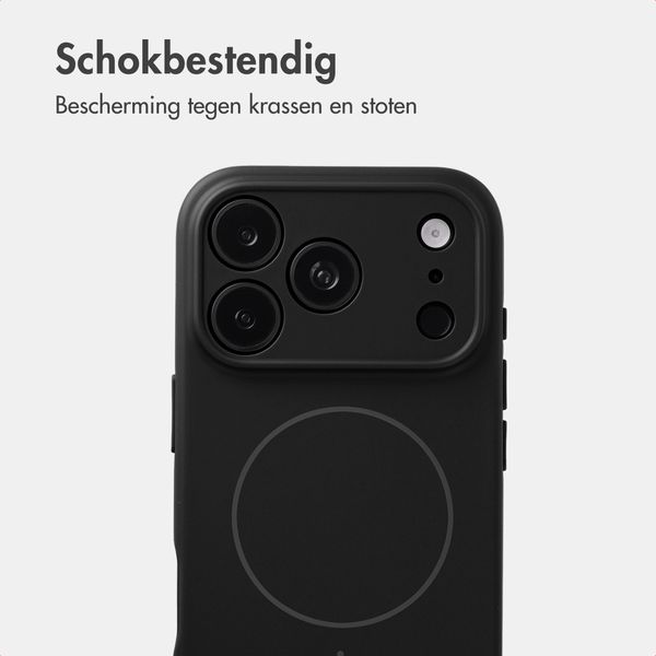 Accezz Grip Backcover met MagSafe Apple iPhone 18 Pro Max / 17 Pro Max - Zwart