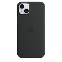 Apple Silicone Backcover MagSafe Apple iPhone 15 Plus - Black
