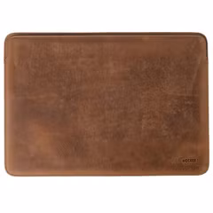 Accezz Leather Laptop hoes MacBook 16 inch - Laptopsleeve - Cognac
